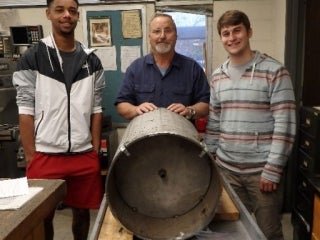 Mr. Gene Oakley is the shop foreman in the Department of Physics
